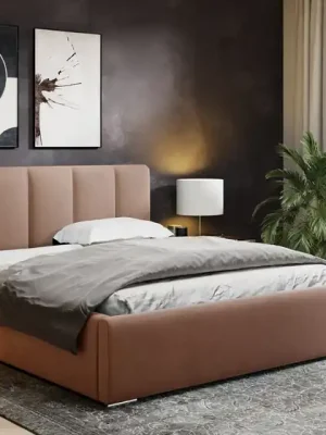 Postel MODEL 08 200x200 starorůžová - MAGIC VELVET 2257 Tovární Cena